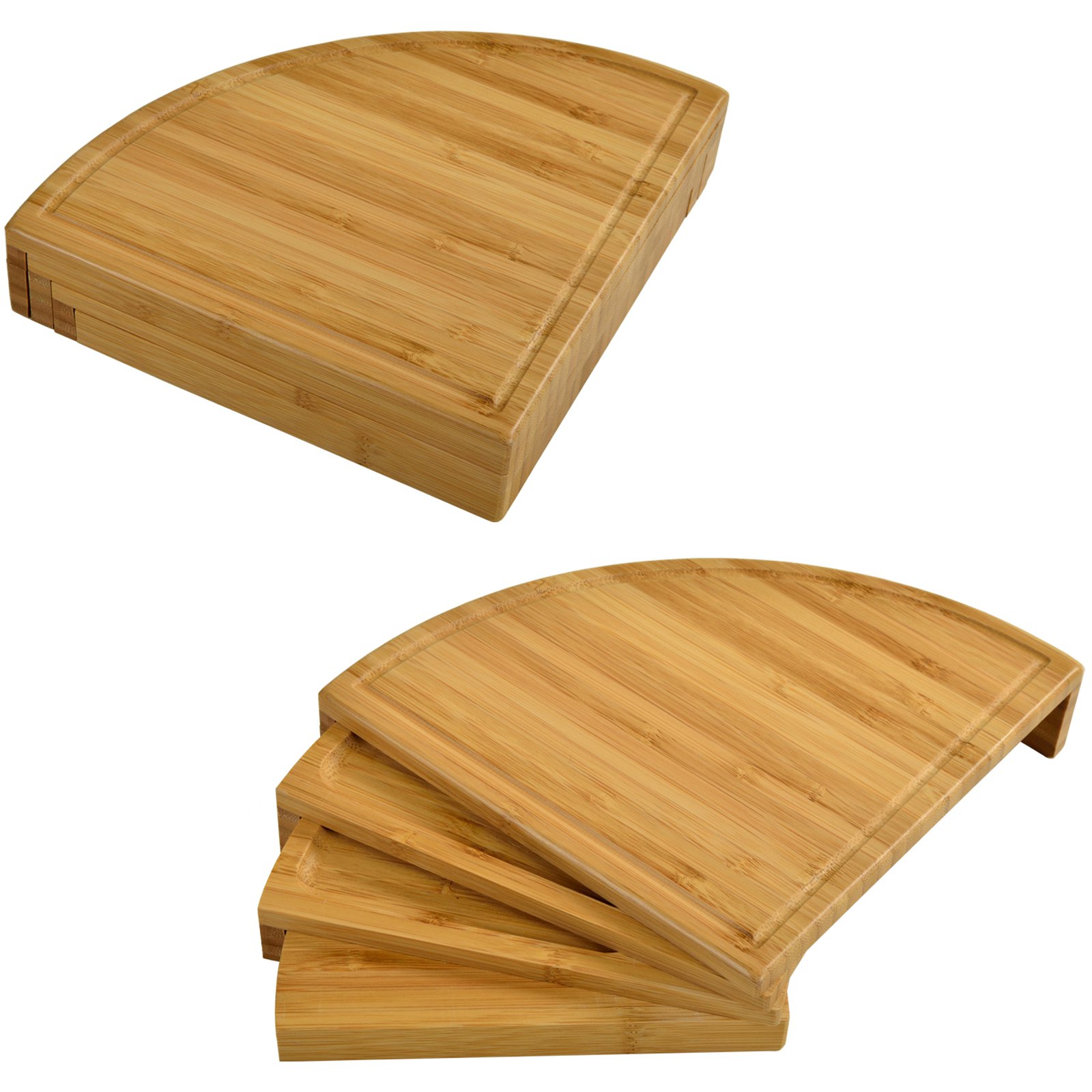 Picnic at Ascot Florence Transforming Bamboo Cheese Board Set with 2 Tools