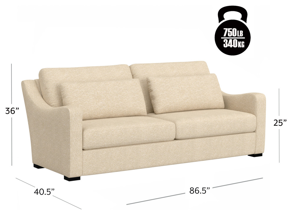 Hillsdale York Upholstered Sectional Chaise   Transitional   Sofas   by Hillsdale Furniture  Houzz