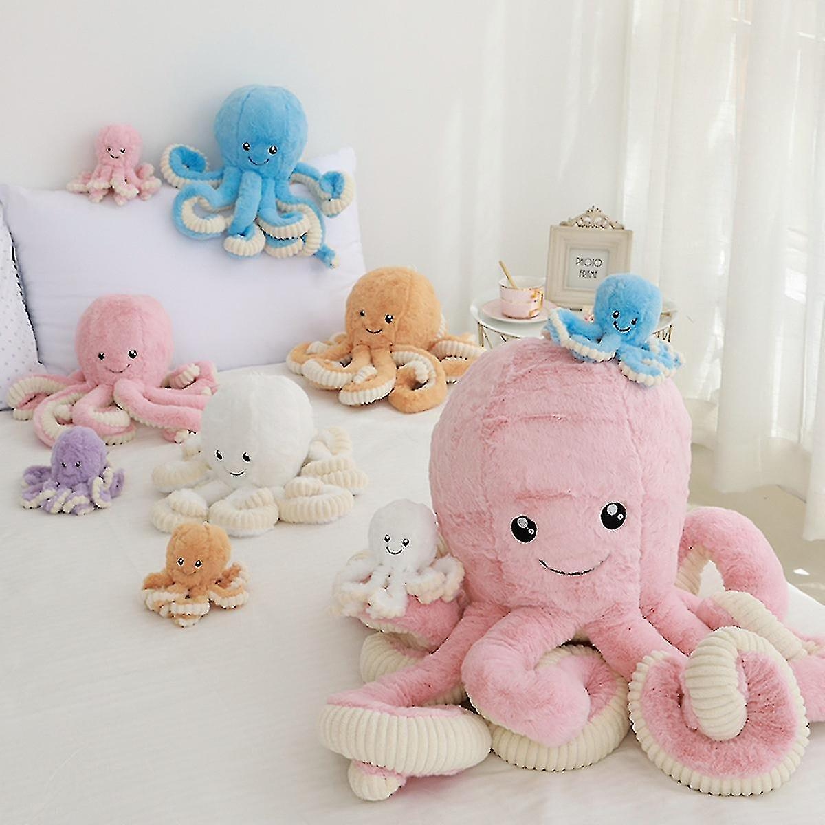 Octopus Stuffed Animals Soft Octopus Plush Doll Toy， Marine Animal Play Toys For Kids Boys Girls Bir