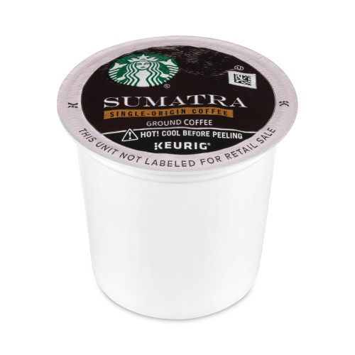 Starbucks Sumatra Coffee K-Cups， Sumatran， K-Cup， 24/Box (011111162)