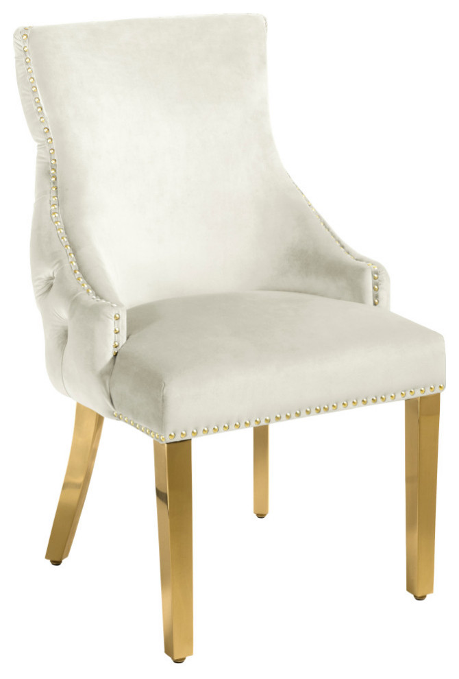 The Sovereign Dining Chair  Set of 2   Contemporary   Dining Chairs   by Meridian Furniture  Houzz