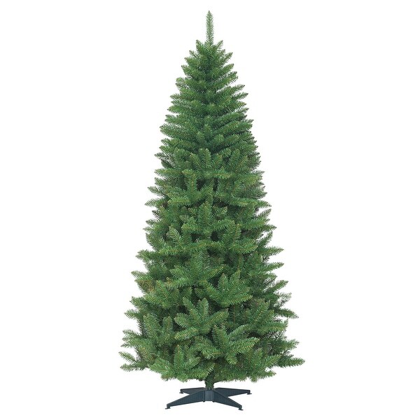 Puleo International 7 ft. Unlit Carson Artificial Pine Tree