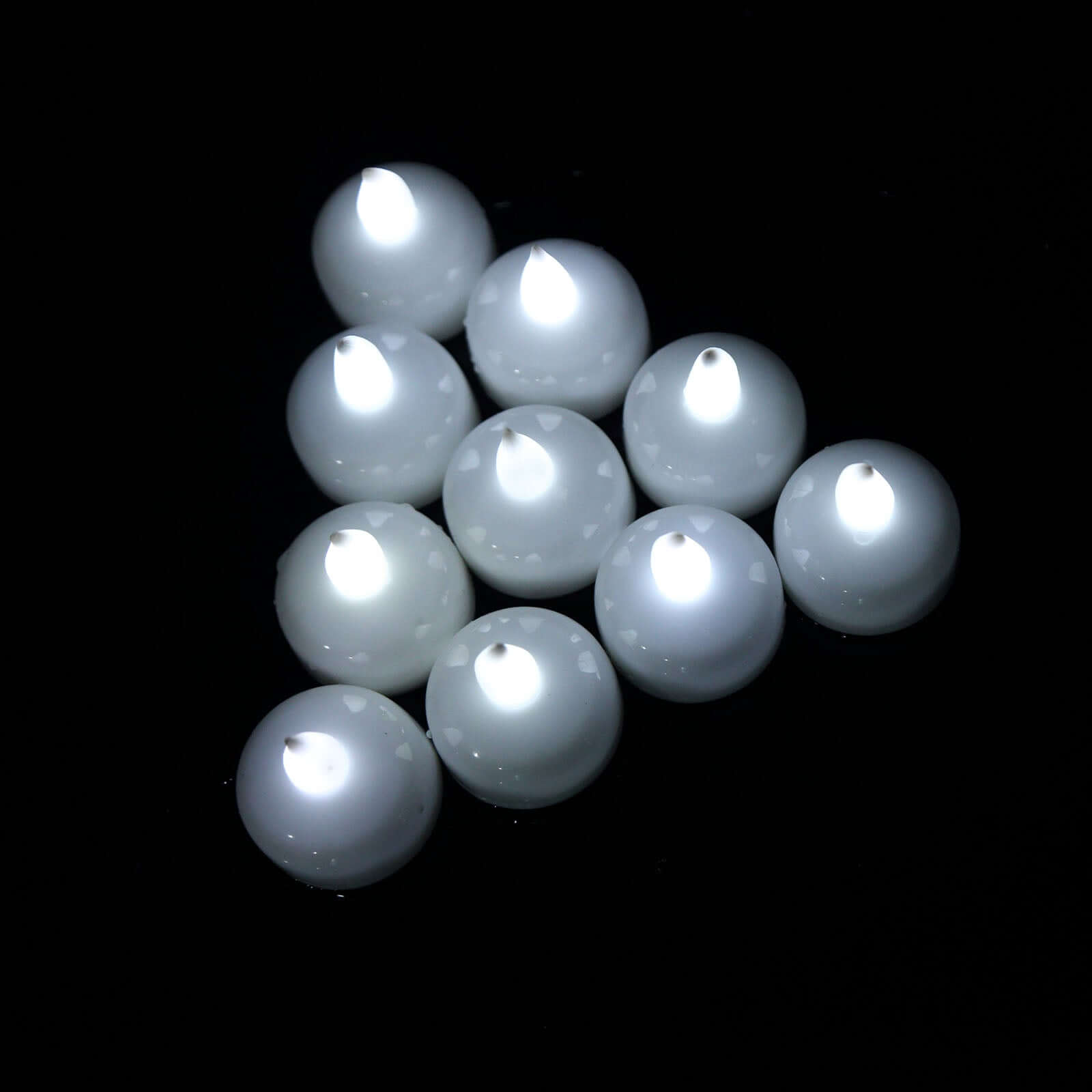 12 Pack White Flameless LED Floating Waterproof Tealight Candles