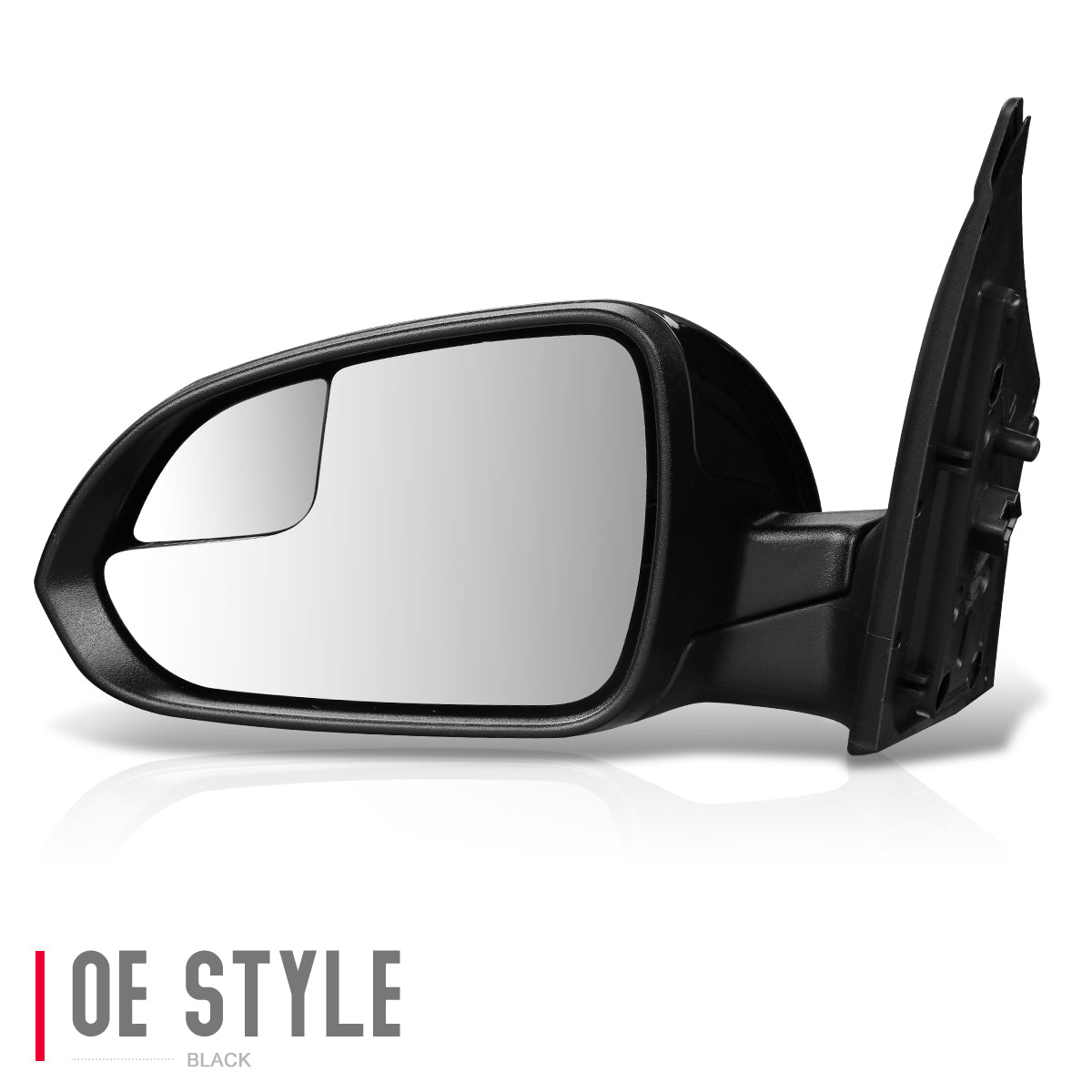 DNA Motoring OEM-MR-HY1320244 For 2018 to 2022 Accent Factory Style Power Heated Turn Signal Driver / Left Side View Door Mirror HY1320244 19 20