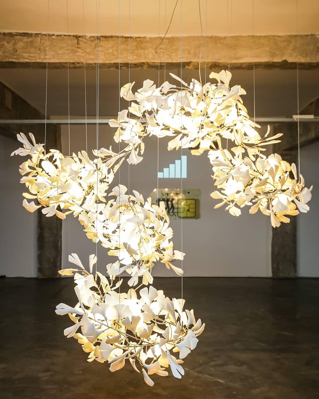 Gingko Chandelier F