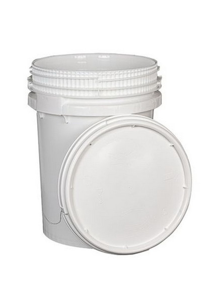 BASCO 1749 12.2 Gallon Open Head Plastic Bucket wi...