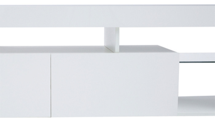 160 LED tv stand with mount floating tv stand with white finish   Modern   Entertainment Centers And Tv Stands   by HIGHLIGHT USA LLC  Houzz
