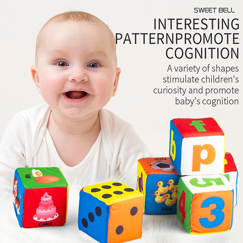 Open The Babyis Cognitive Door Puzzle Early Education Sponge Dice Toy