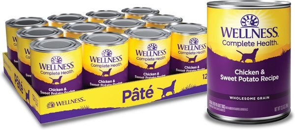 Wellness Complete Health Chicken and Sweet Potato Formula Canned Dog Food