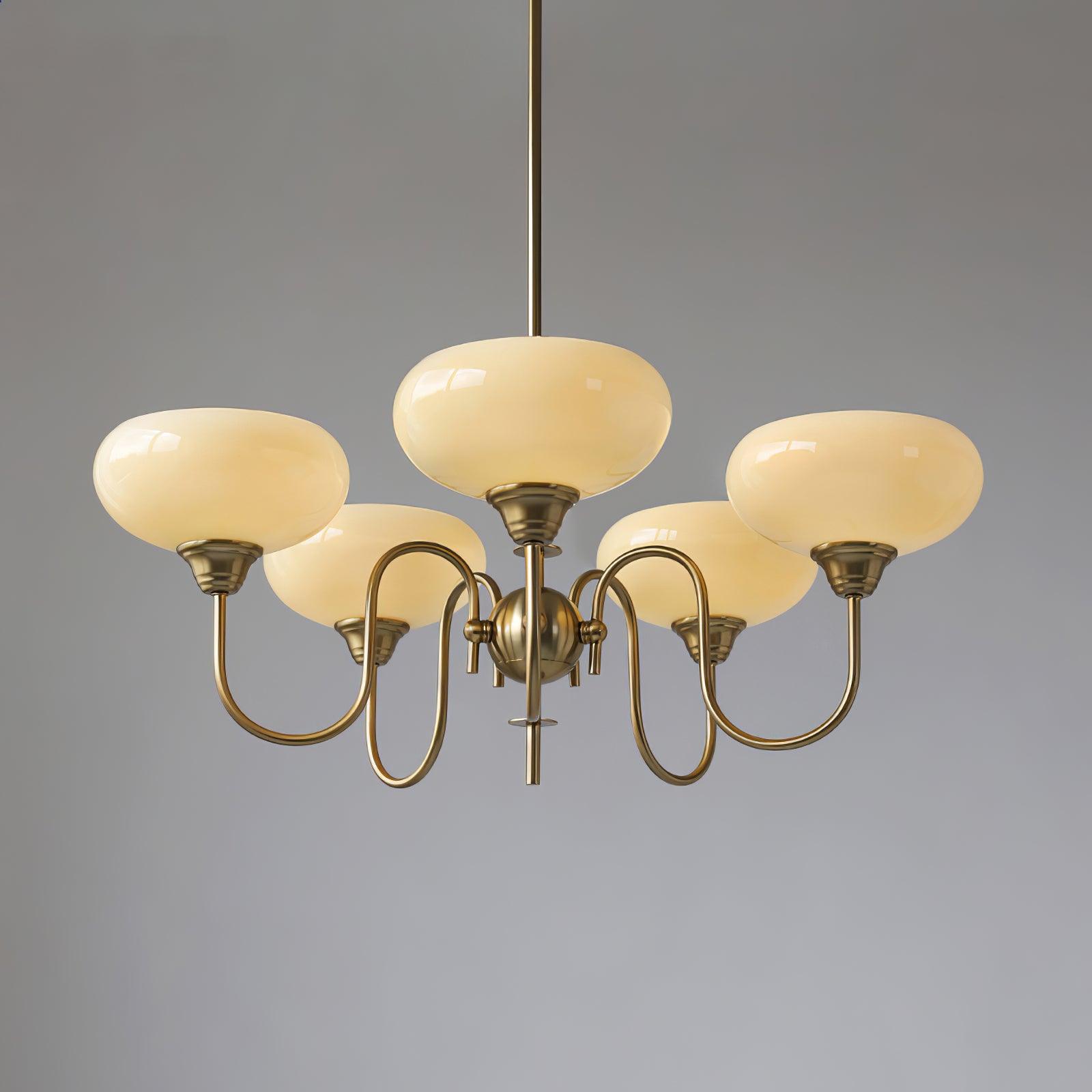 Creamy Persimmon Chandelier