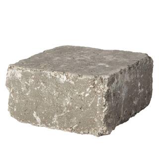 Pavestone RumbleStone Medium 3.5 in. x 7 in. x 7 in. Greystone Concrete Garden Wall Block 91734