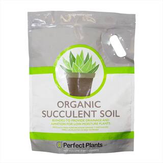 Perfect Plants 8 Qt. Organic Succulent Soil - Premium Fast Draining Blend HDSoil014