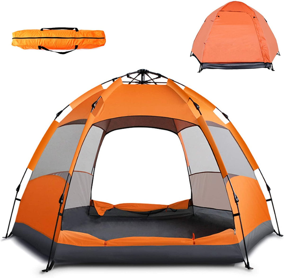 Glare Instant Pop Up Tent Family Camping Tent Portable Light Weight Tents Automatic Easy Setup Tent Waterproof Windproof Backpack Tents for Camping Hiking Outdoor Beach Tent