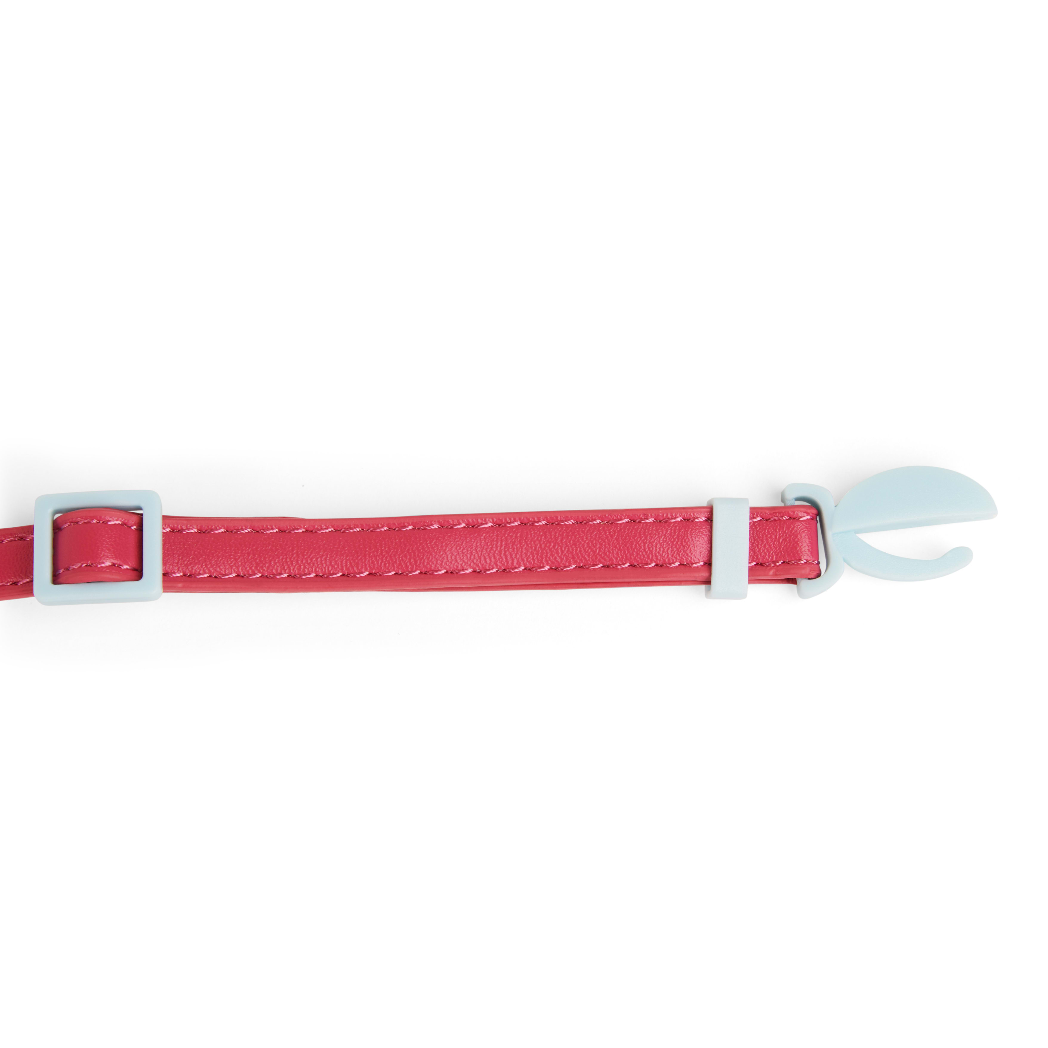 YOULY Pink/Blue Colorblock Cat Collar， Large