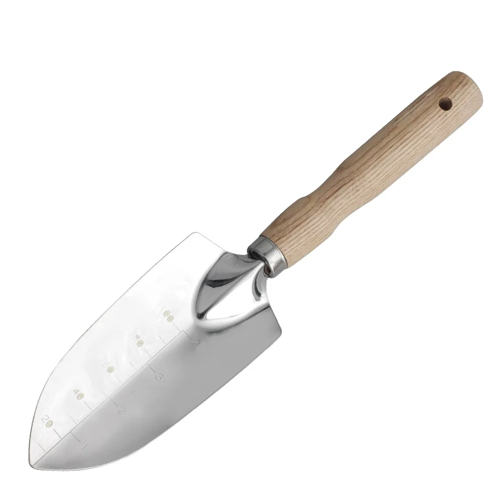 Customized Household  OEM High Quality Manufacturers Outdoor Wooden Handle Mini Shovel Garden Tools