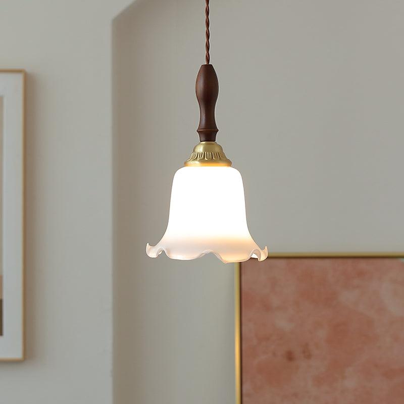 Milky Flower Pendant Light