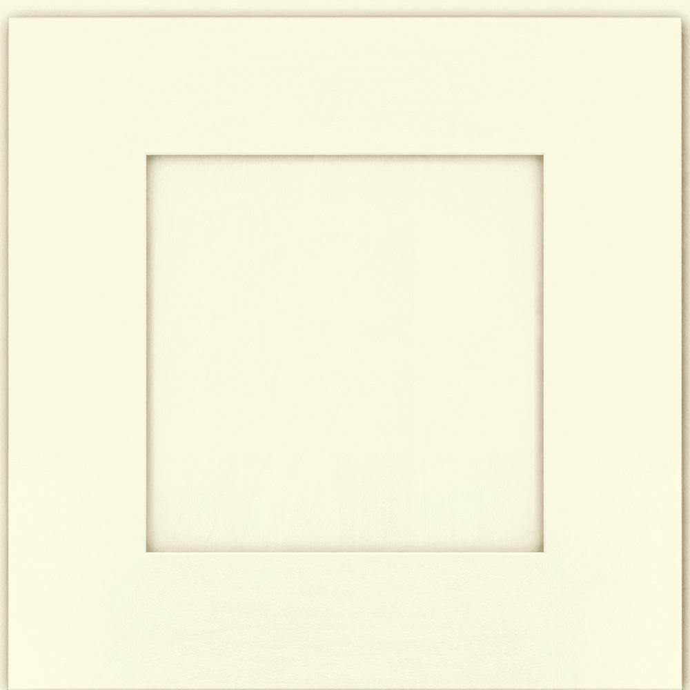 KraftMaid 14-58 in. x 14-58 in. Cabinet Door Sample in Warm White RDCDSDRHD4F63D