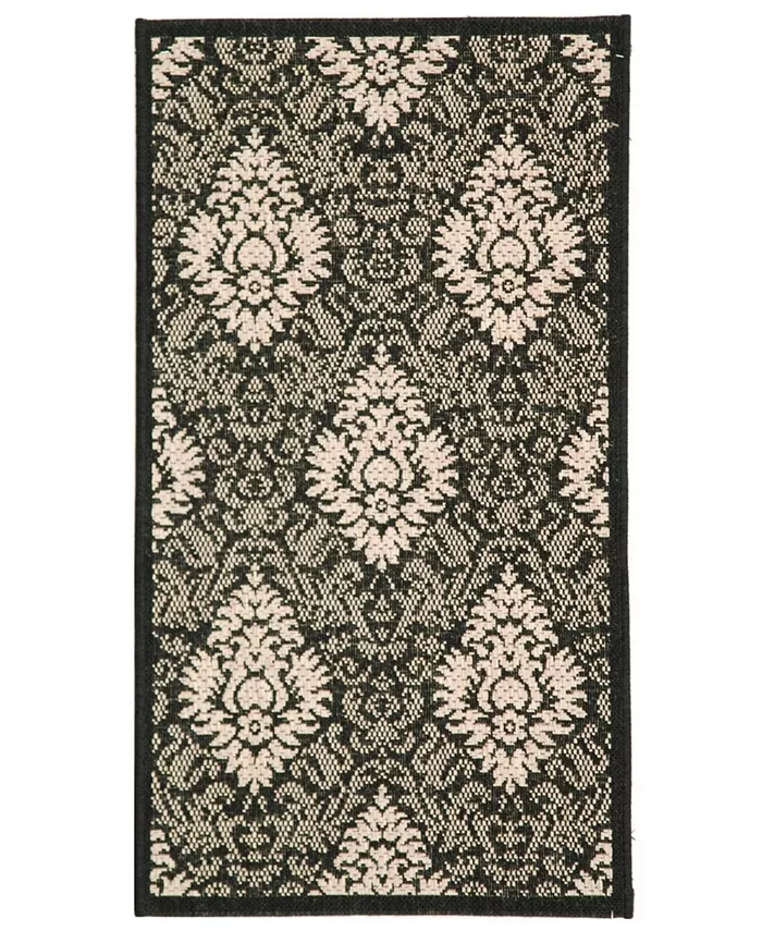 Safavieh Courtyard CY2714 Black and Sand 2' x 3'7 Outdoor Area Rug