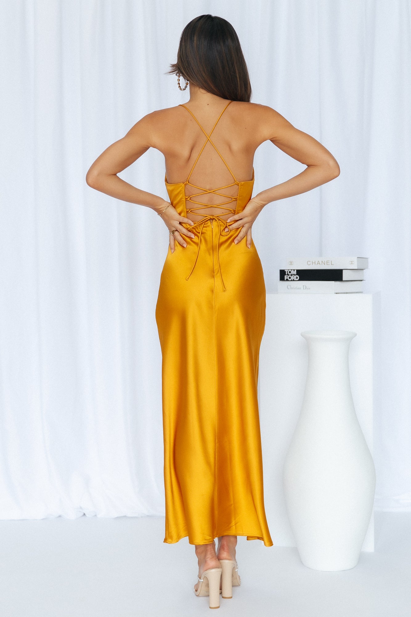 Made Love Midi Dress Golden