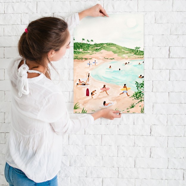 Americanflat Coastal Beach Day Ii By Sabina Fenn Poster