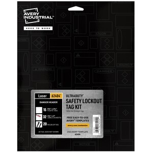 Avery  174UltraDuty Hazard Warning Tag Kit