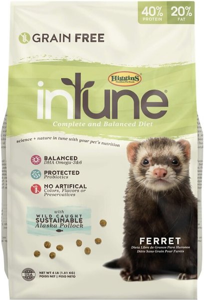 Higgins inTune Complete and Balanced Diet Grain-Free Ferret Food