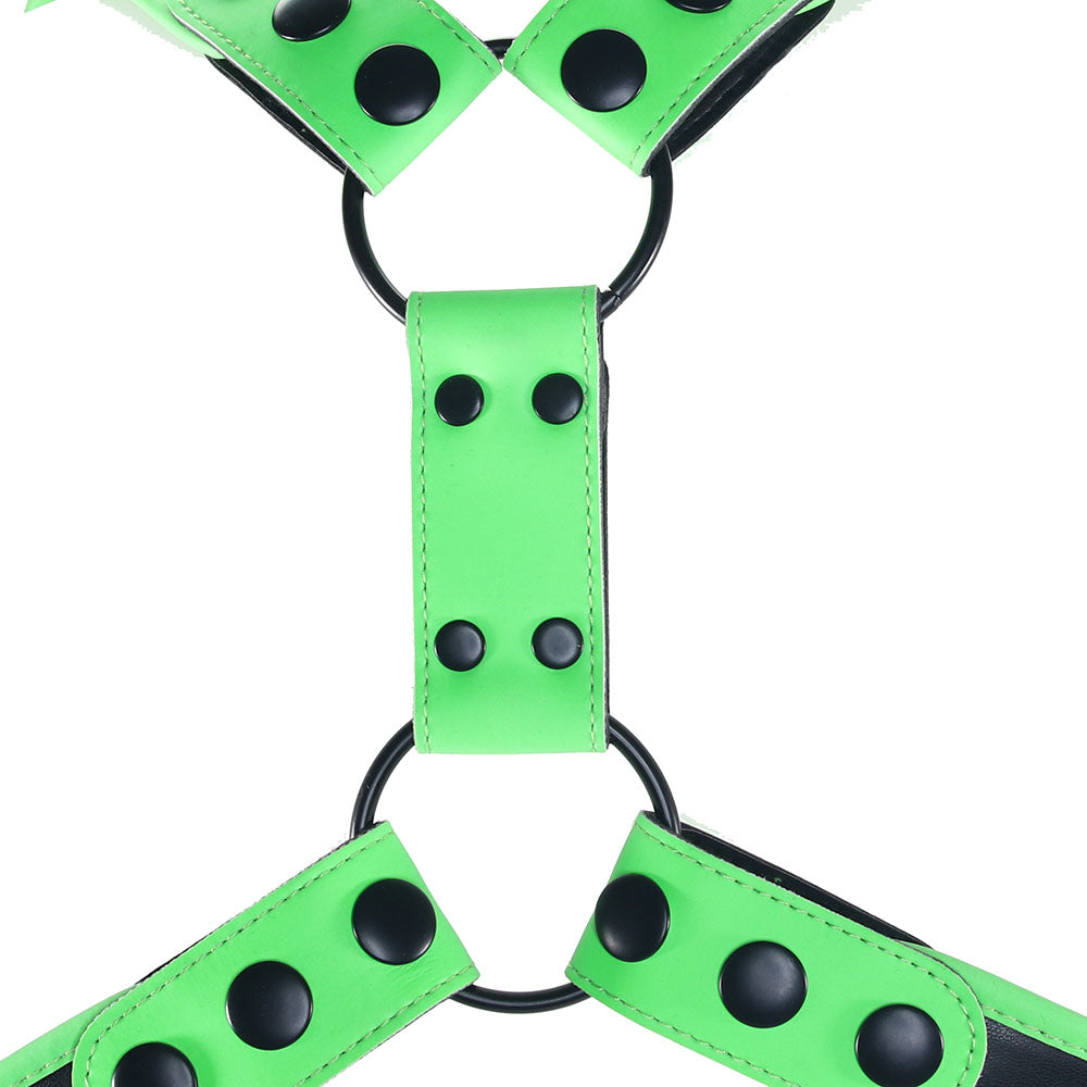 Ouch! Glow in the Dark Sling Harness in S/M