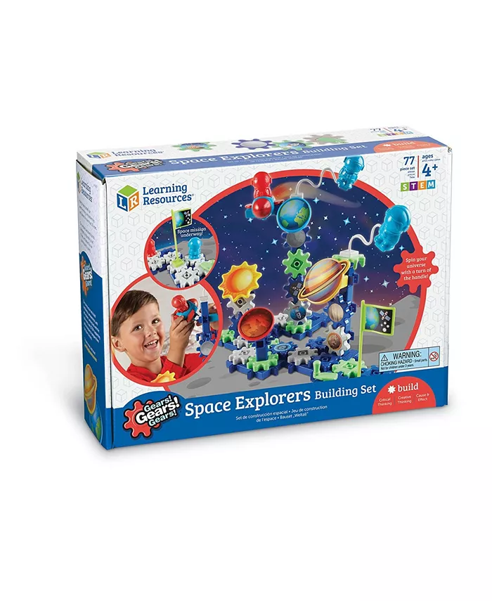 Areyougame Learning Resources Gears Gears Gears - Space Explorers Building Set