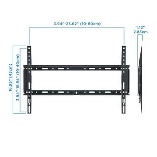 ProMounts Fully Assembled Easy to Install Universal Large Flat TV Wall Mount for 42-80 in. to 143 lbs. VESA:200x200 to 600x400 MF642