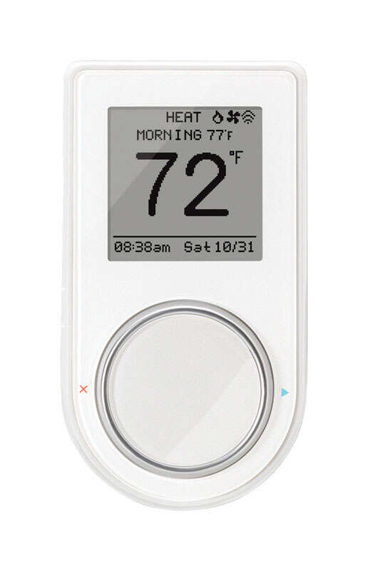 LUX Built In WiFi Heating and Cooling Touch Screen Smart Thermostat