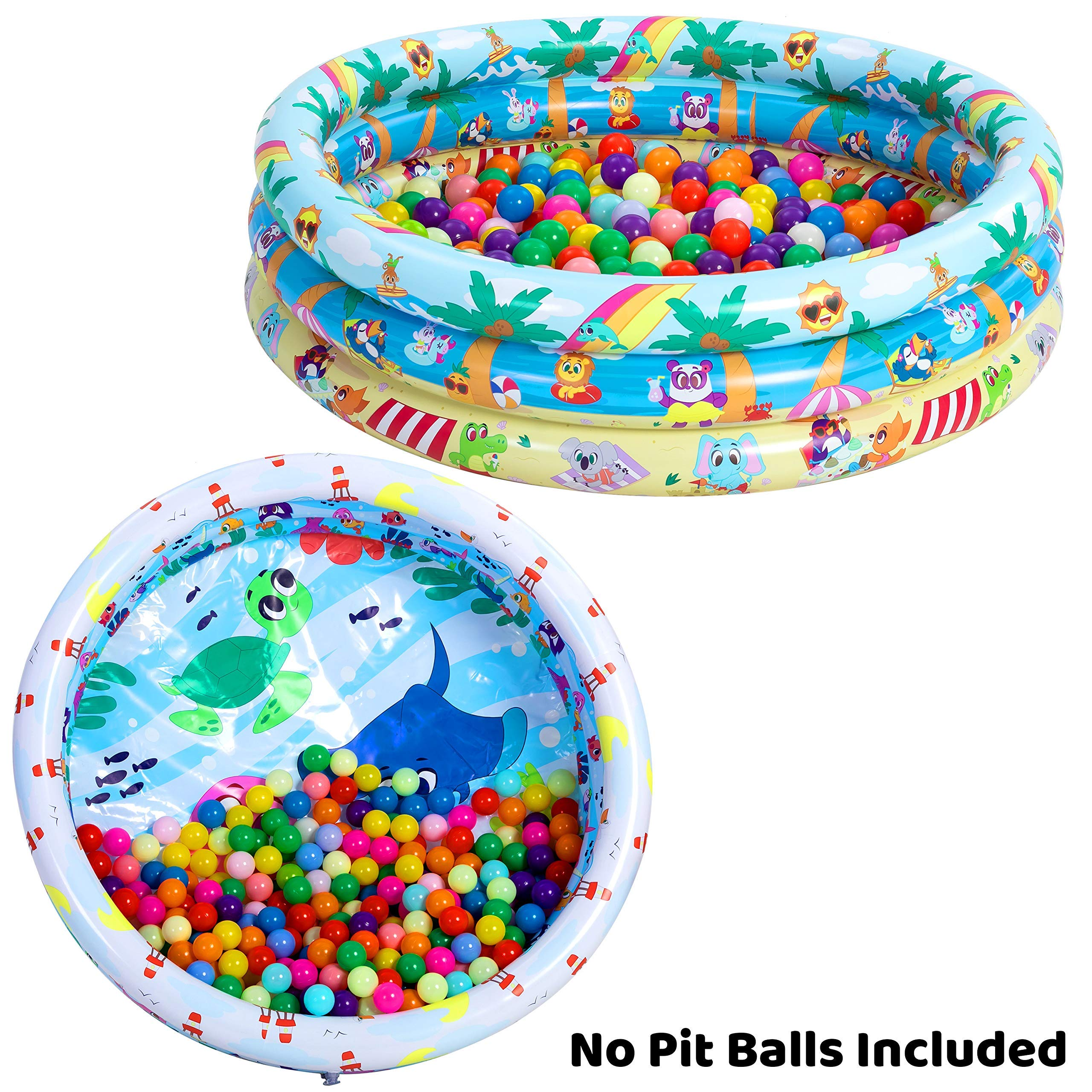 Clearance - Ocean & Beach Inflatable Kiddie Pool Set