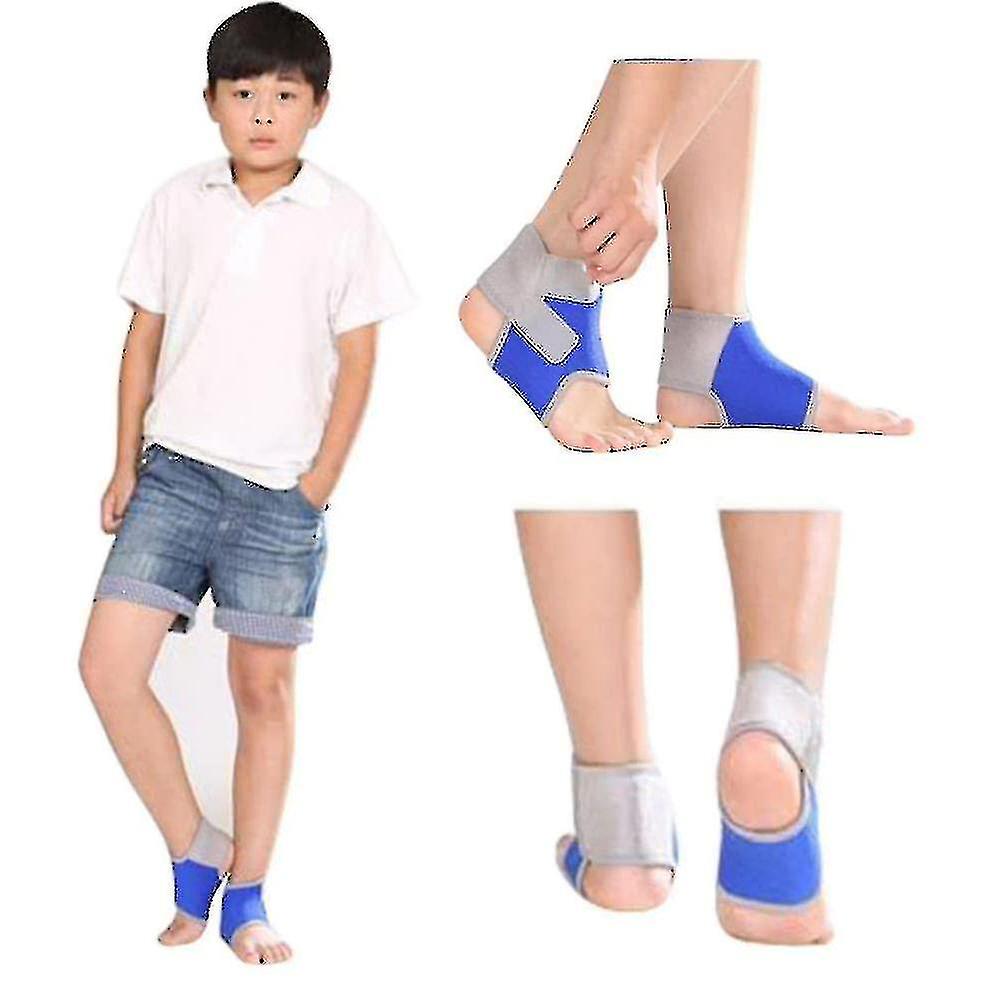 2pcs Kids Child Adjustable Non Slip Ankle Compression Brace Sports