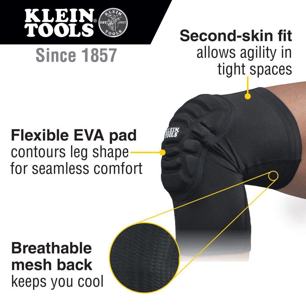 Klein Tools Knee Pad Sleeves Lightweight S/M 60614 from Klein Tools