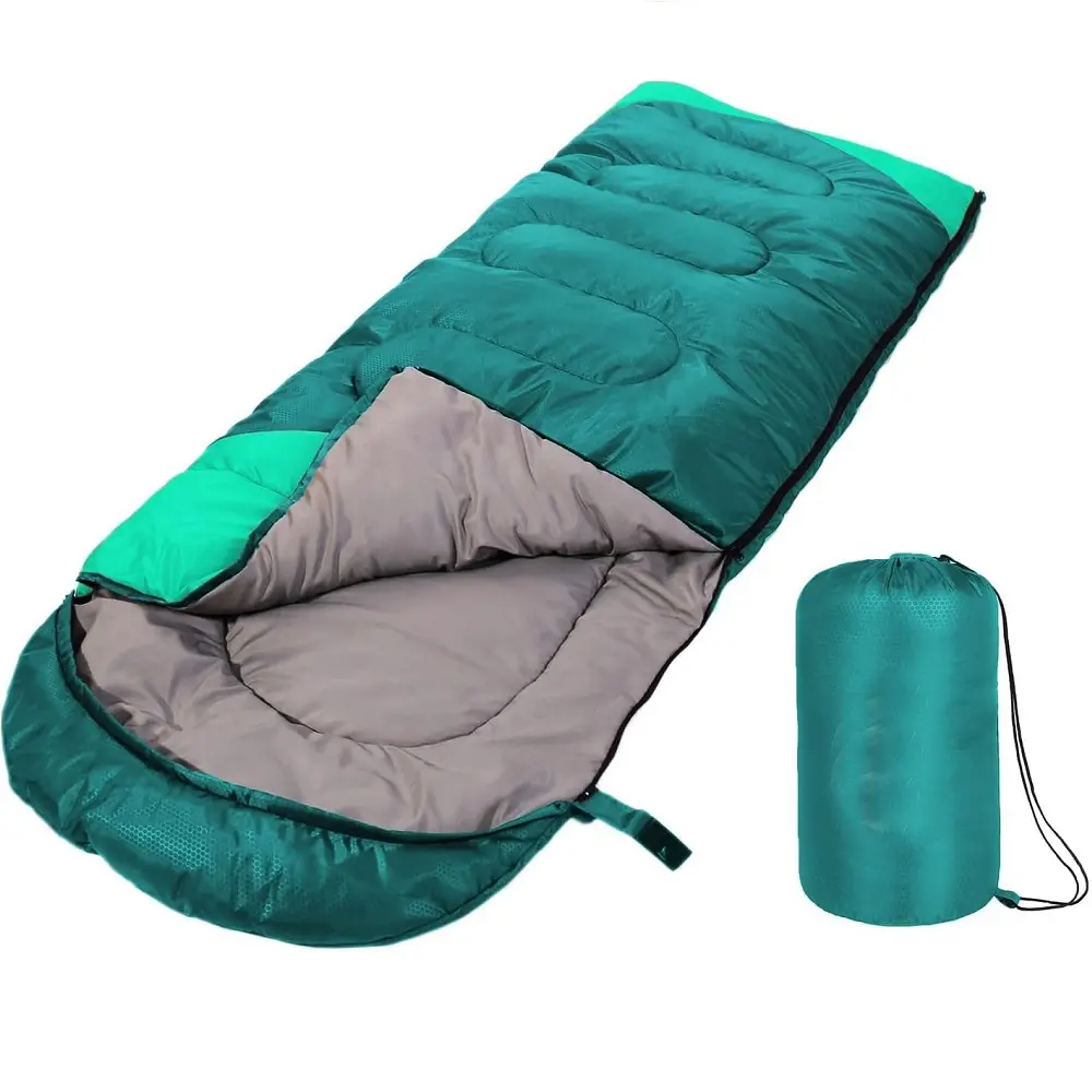 Lightweight Sleeping Bag 3 Seasons Warm   Cool Weather for Hiking and Camping