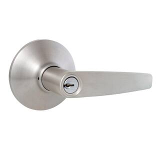 Defiant Olympic Stainless Steel Classic Keyed Entry Door Handle Lock LG600B