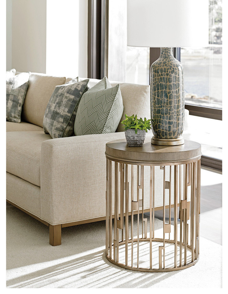 Studio Round Accent Table   Contemporary   Side Tables And End Tables   by Homesquare  Houzz