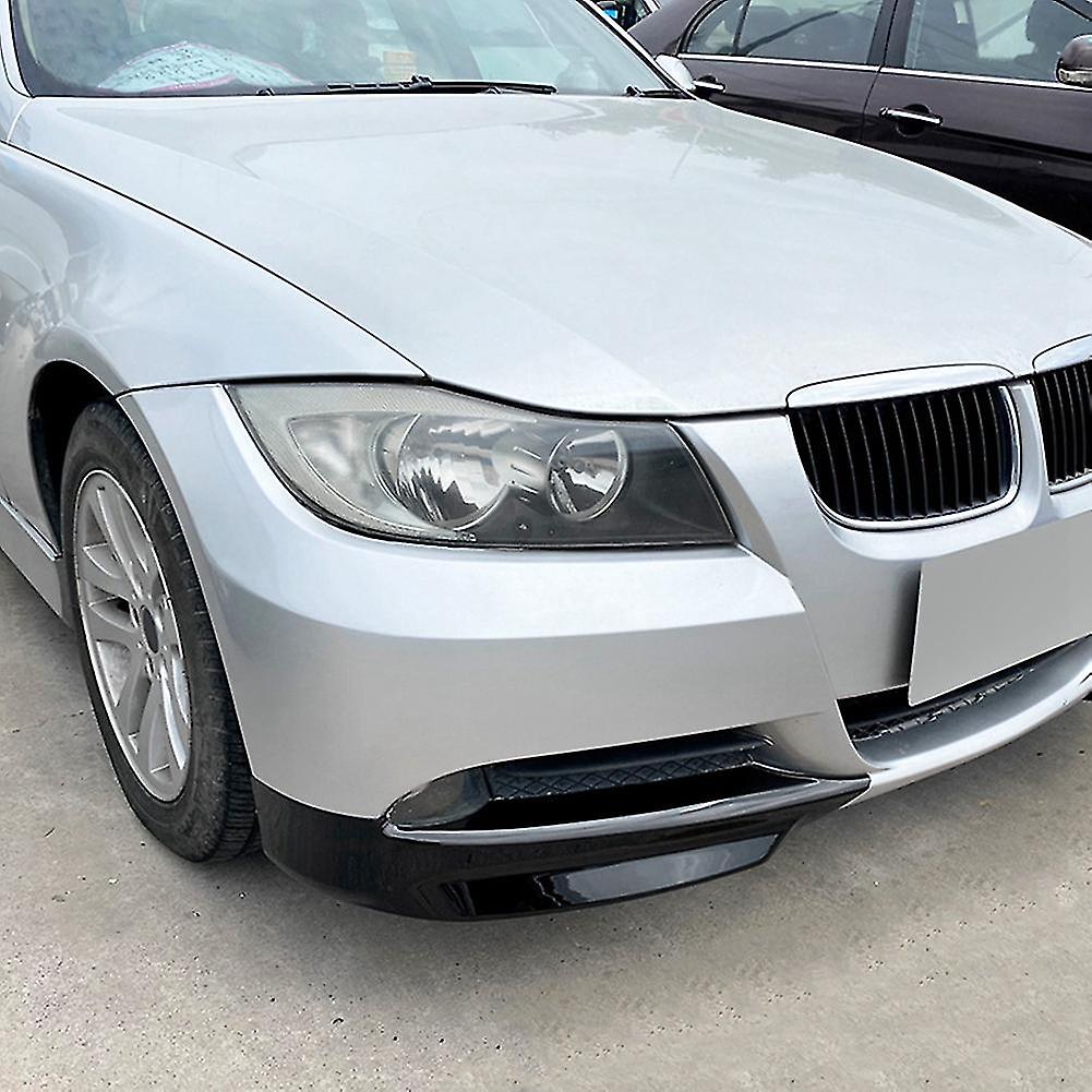 Car Glossy Black Front Bumper Lip Corner Cover Trim Lower Protector Splitter Spoiler For E90 E91 32