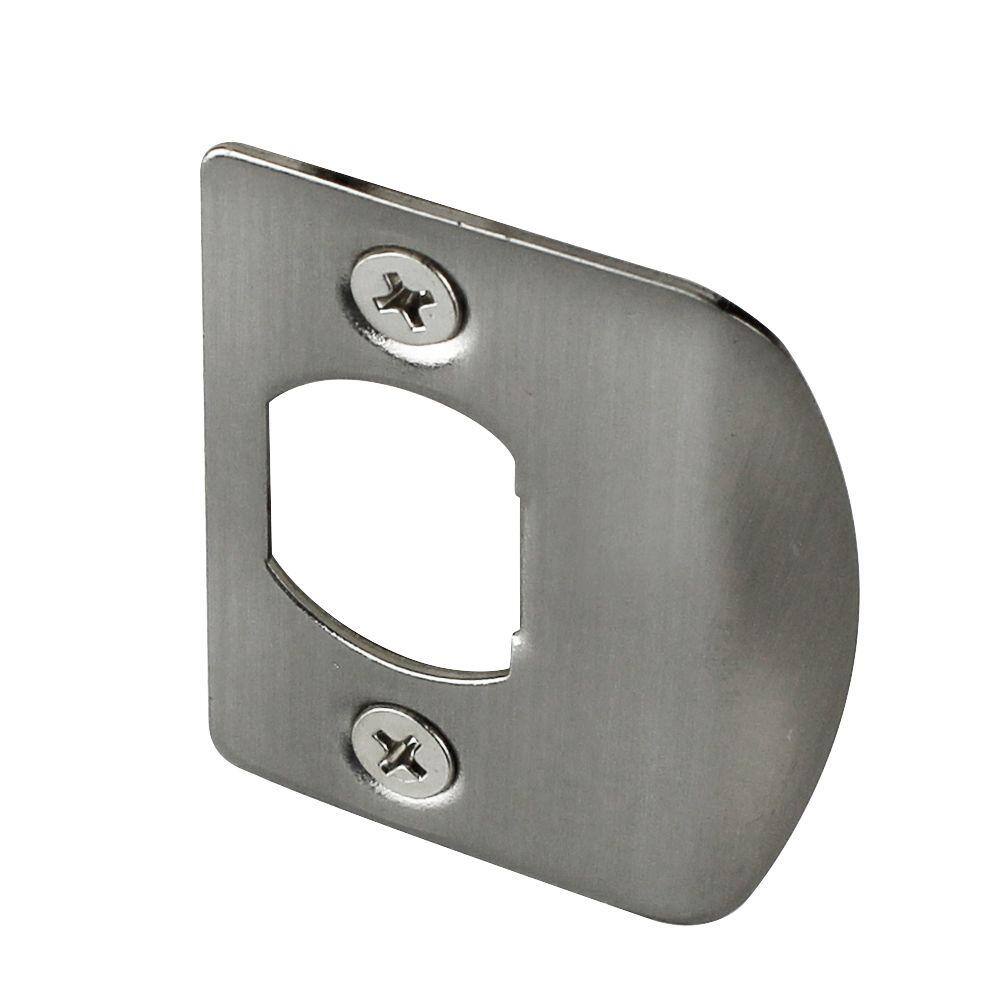 Defiant Satin Nickel Latch Strike (2 per Pack) 70262