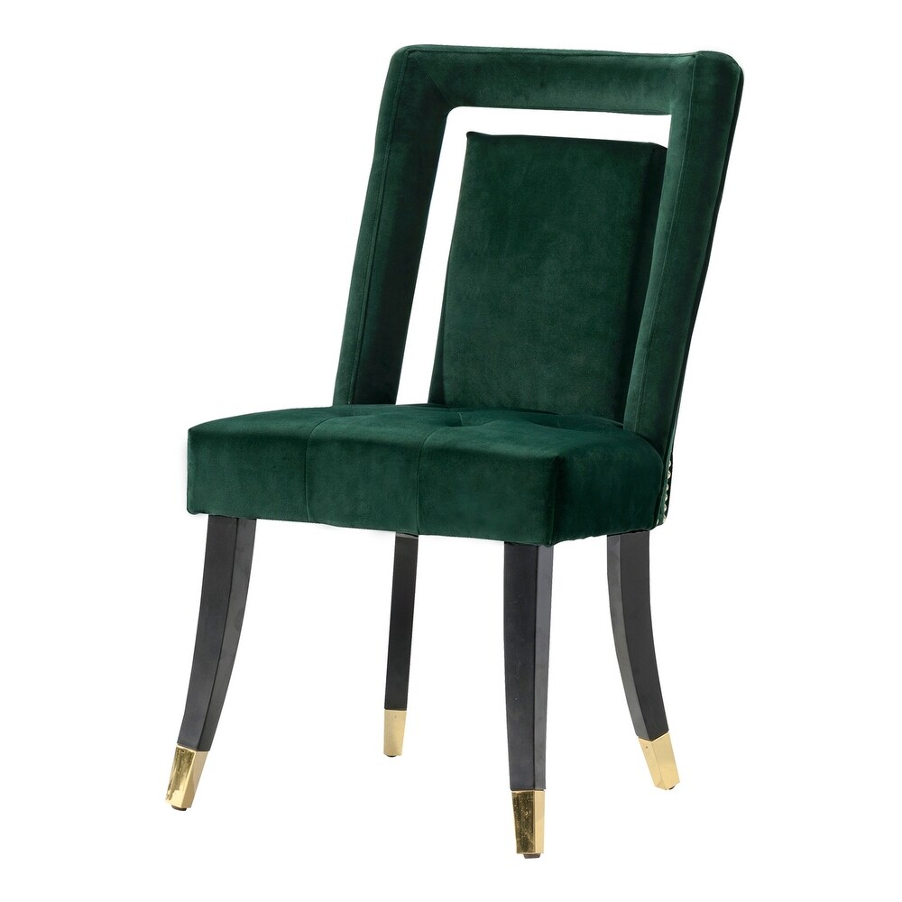 Gracewood Hollow Dhruv Velvet Dining Chairs (Set of 2)   N/A