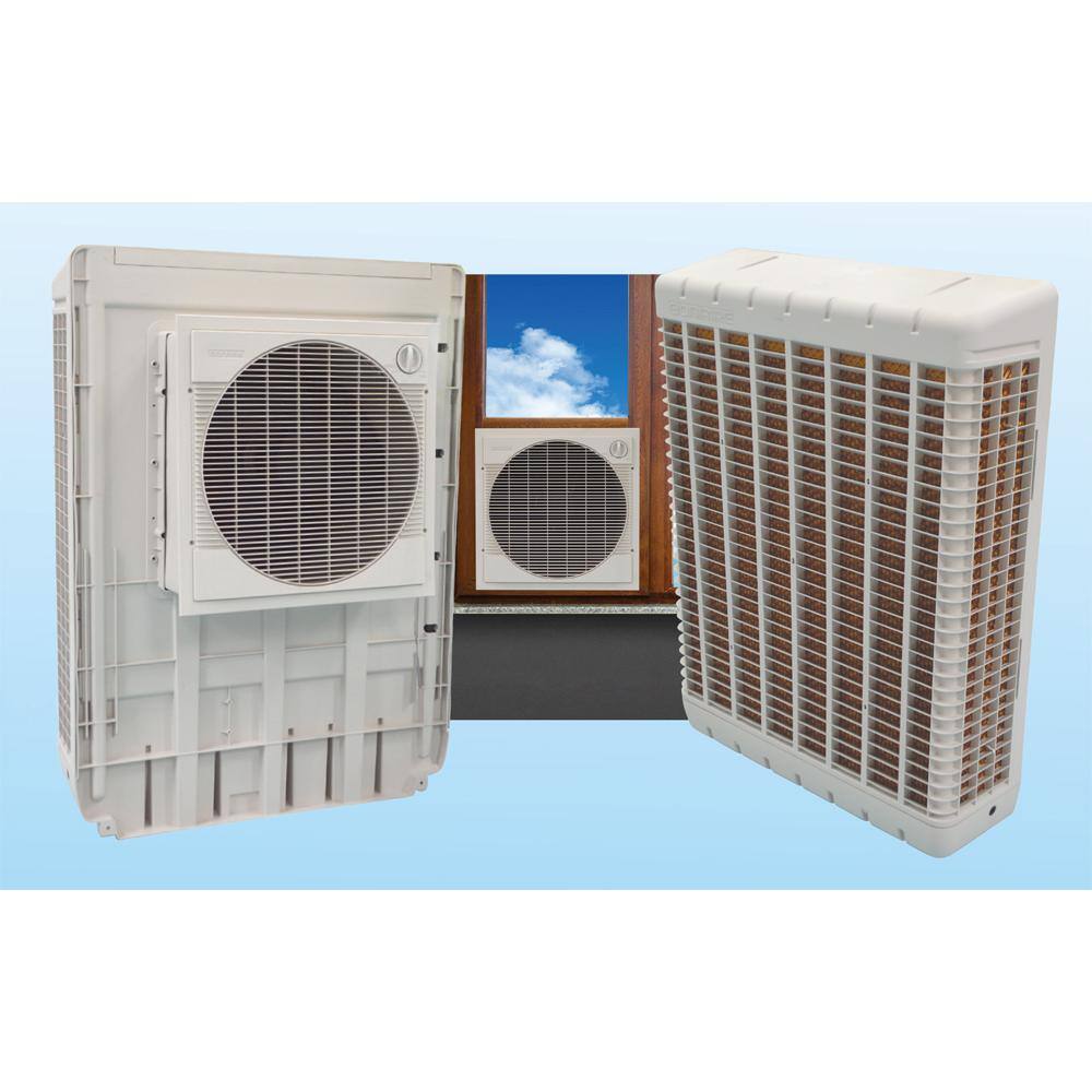 Bonaire Durango 4500 CFM 3-Speed Window Evaporative Cooler for 1600 sq. ft. (with Motor) 6280030