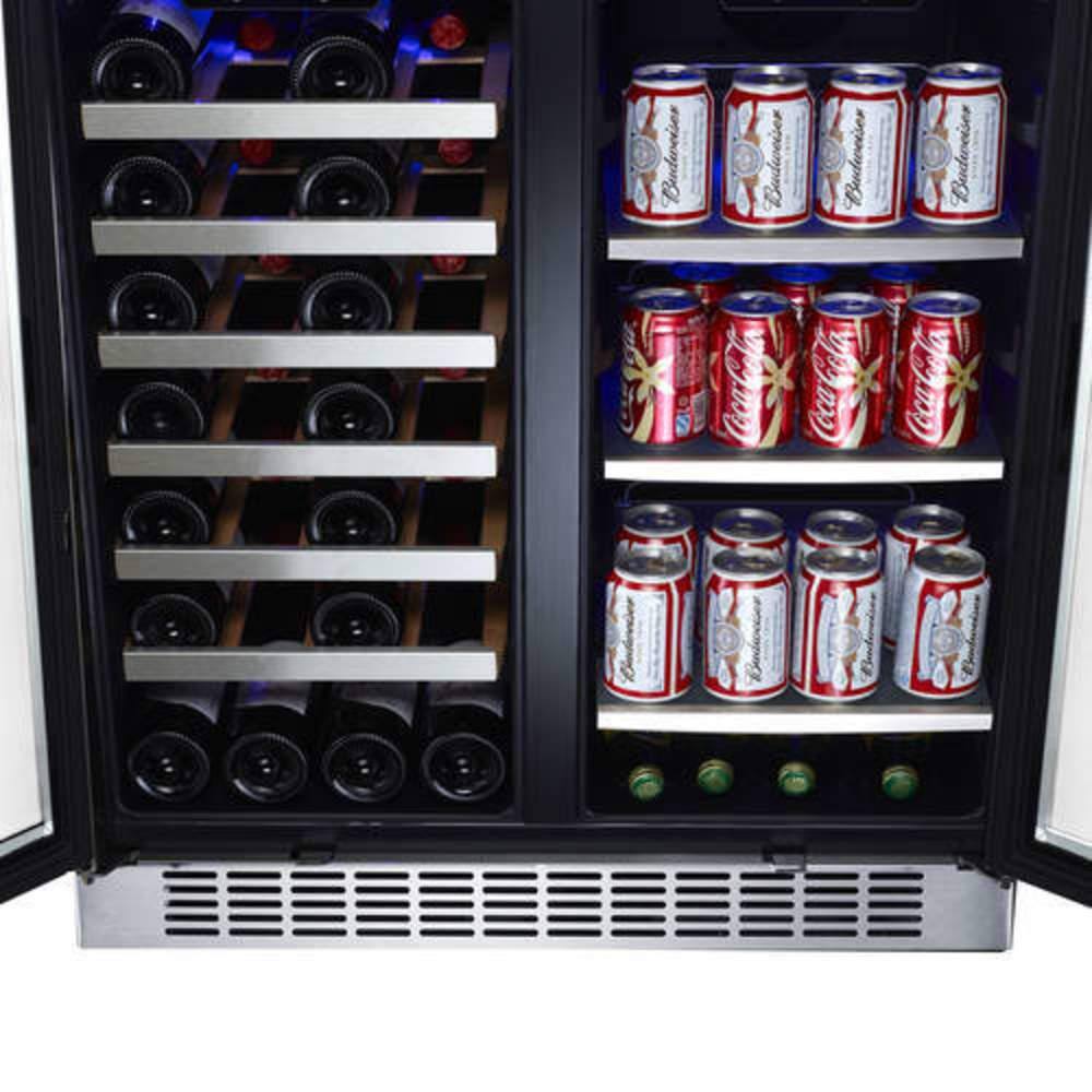 EdgeStar 30 in. 28-Bottle Wine and 86 Can Beverage Cooler CWB2886FD