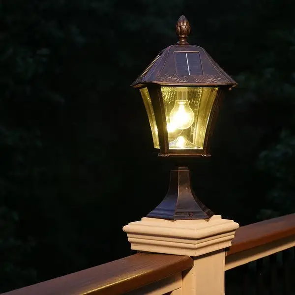 Baytown Bulb Solar Light with GS Solar LED Light Bulb Wall/Pier/3