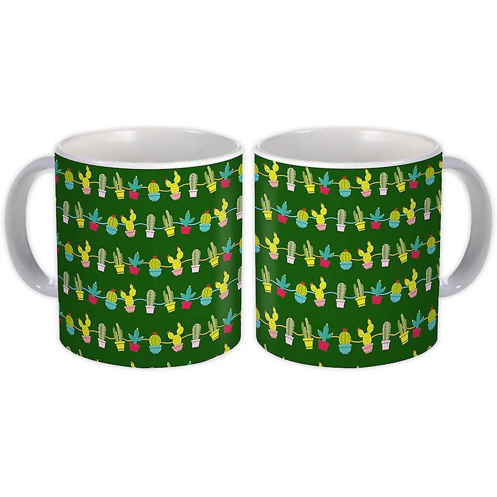 Gift Mug: Cactus Vases Pattern