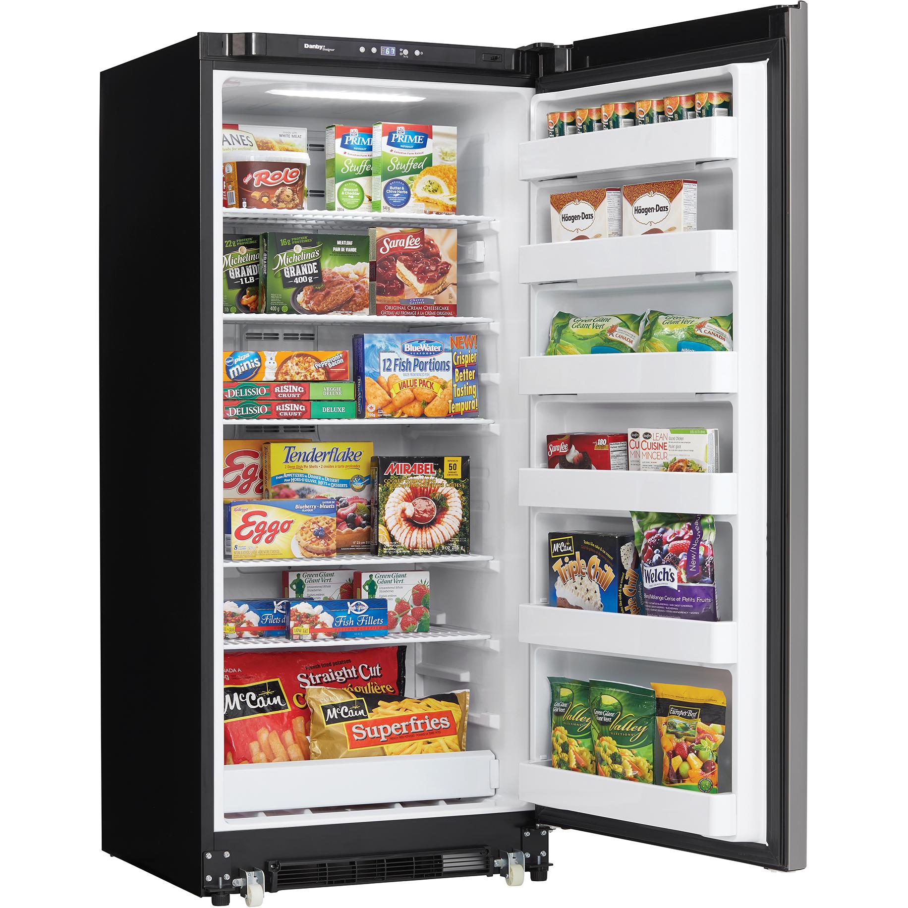 Danby 16.7 cu.ft. Upright Freezer with LED Lighting DUF167A4BSLDD