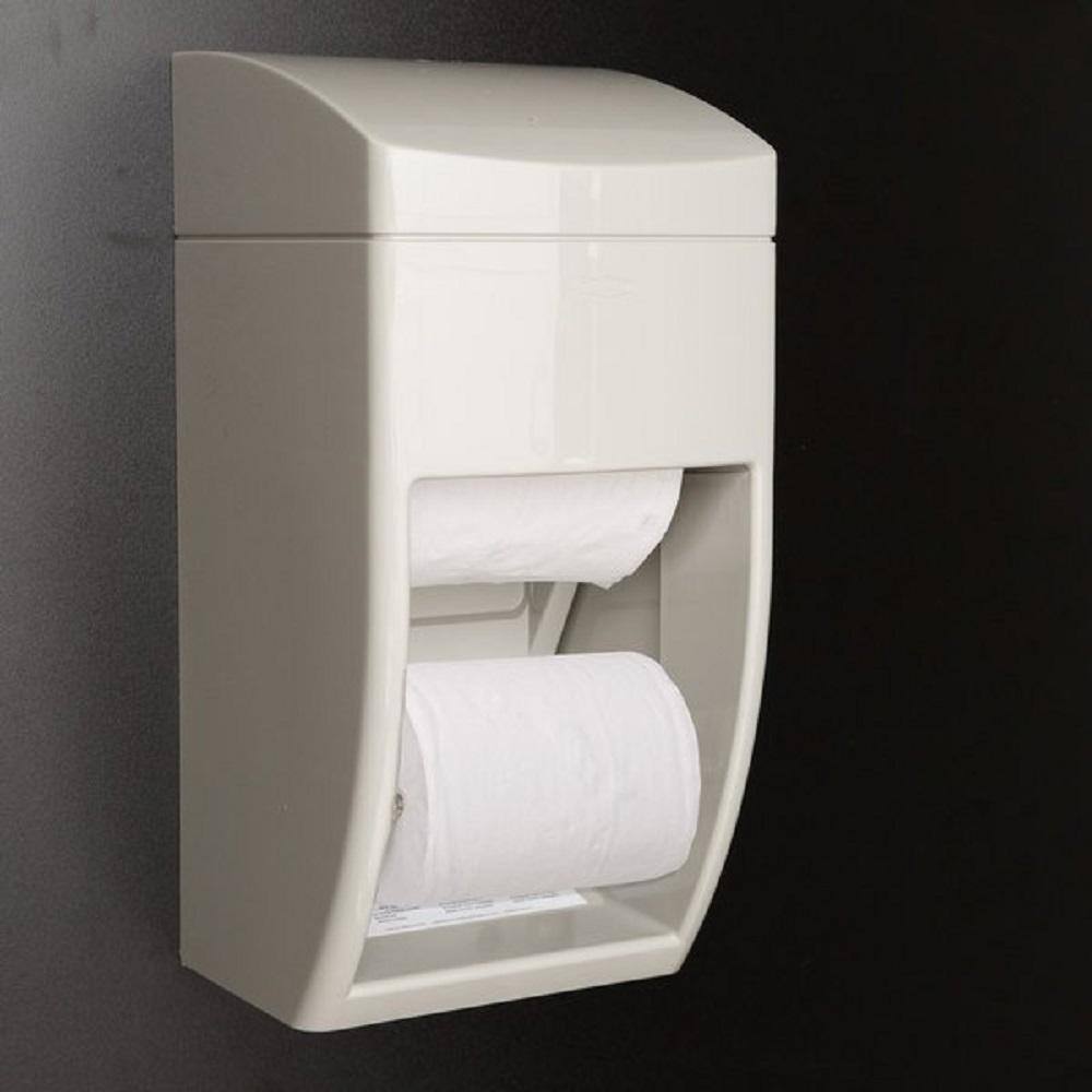 BOBRICK Matrix Gray Two-Roll Toilet Paper Dispenser BOB5288