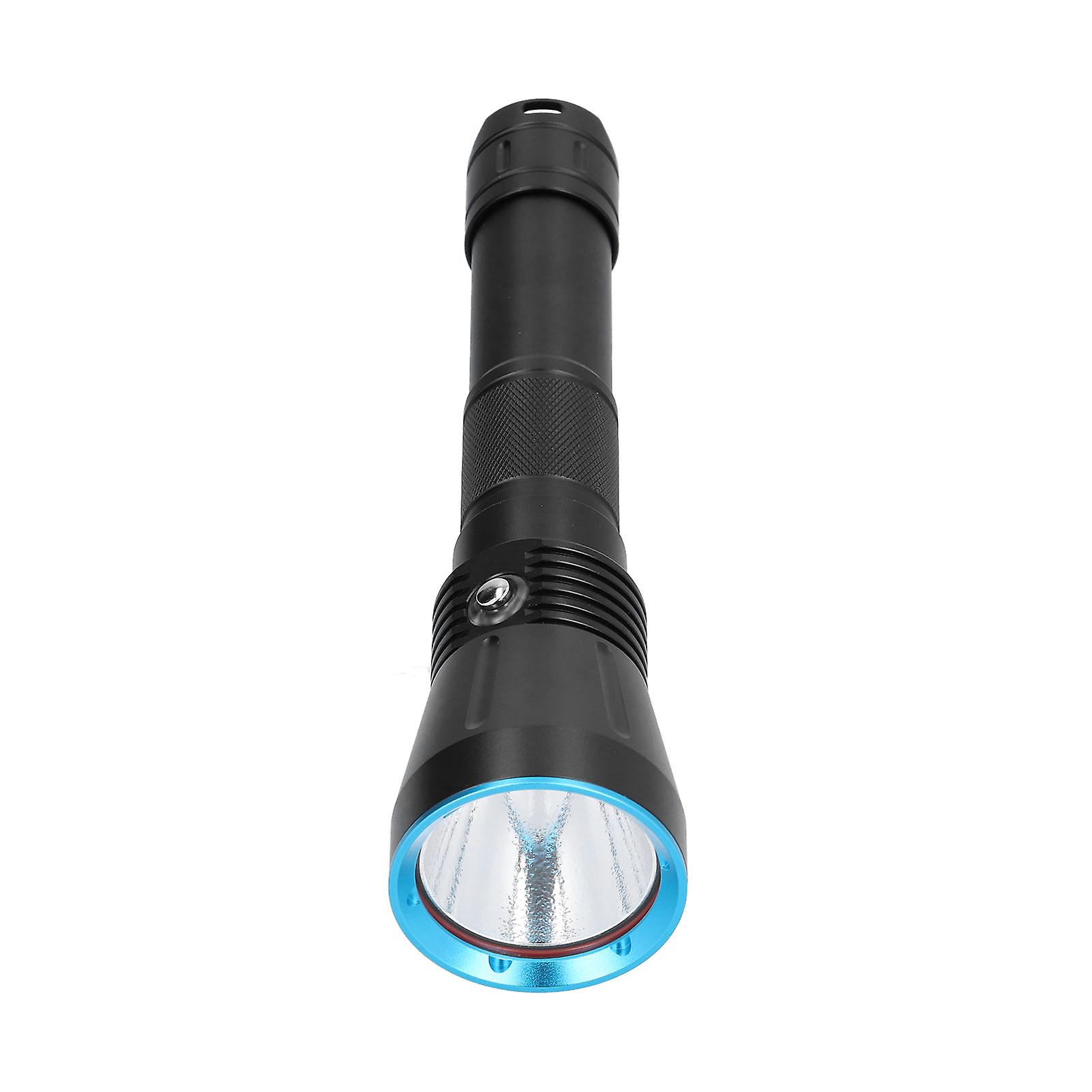 Sst70 Professional Diving Flashlight Waterproof 8000lm Strong Light Torch For Fishing