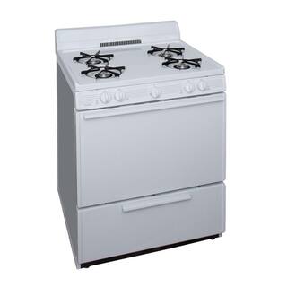 Premier 30 in. 3.91 cu. ft. Freestanding Gas Range in White SFK100OP