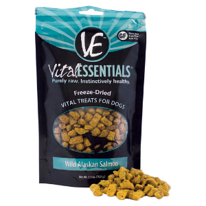 Vital Essentials Freeze-Dried Alaskan Salmon Dog Treats 2.5 oz (OLD)