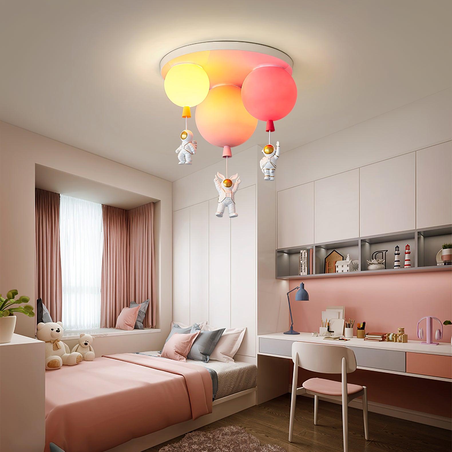 Frosted Balloon Combination Ceiling Lamp