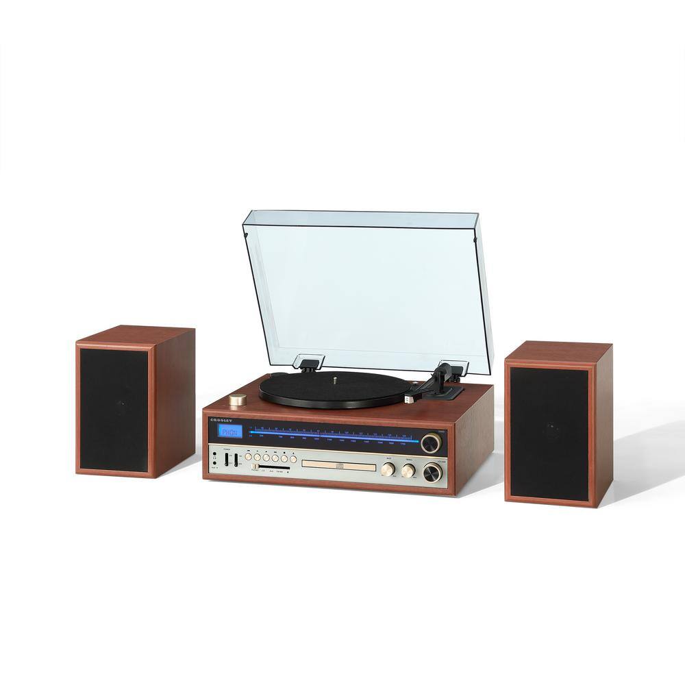 Crosley 1975T Shelf System in Walnut CR6038B-WA